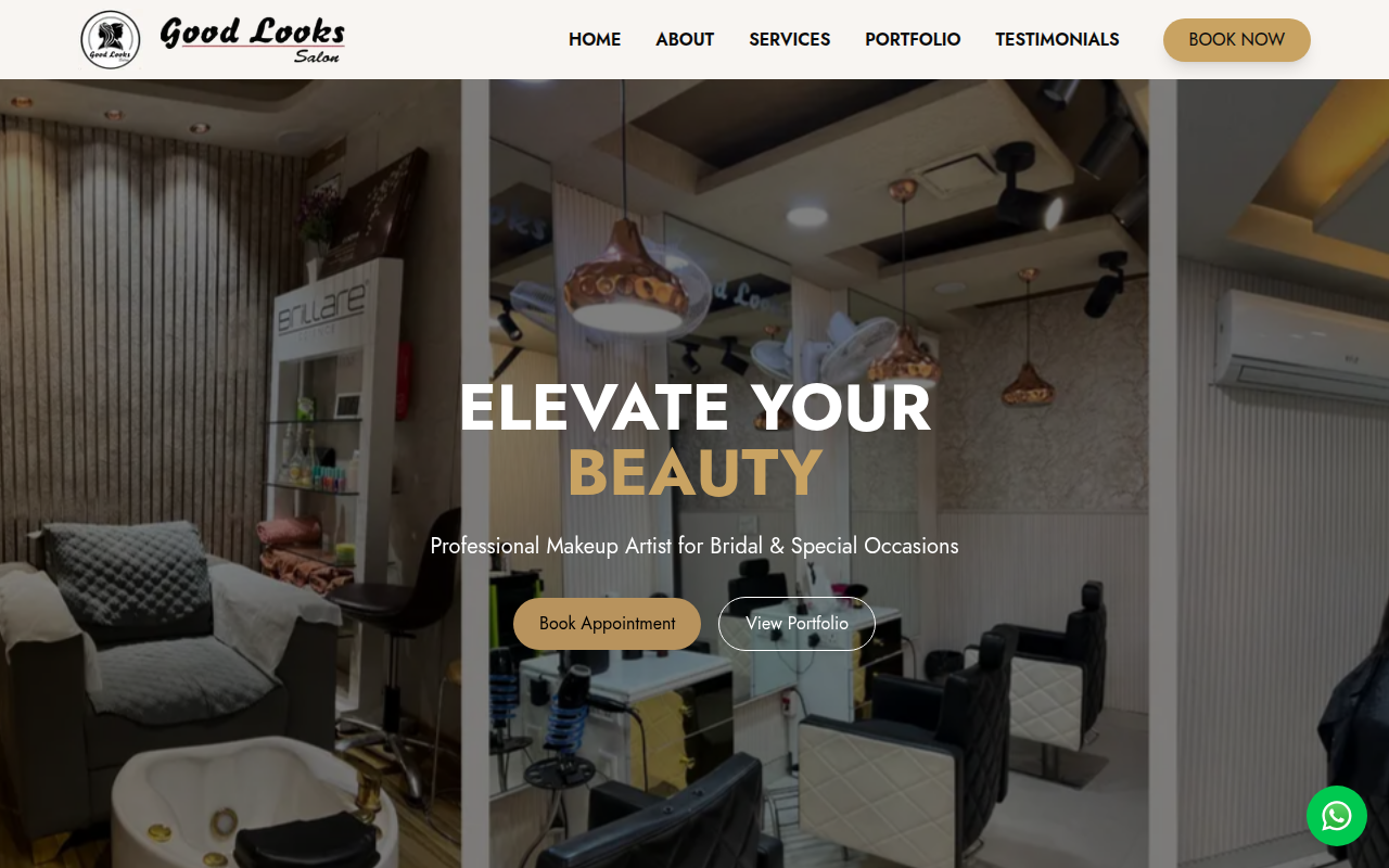 Transforming Good Looks Salon’s Digital Presence